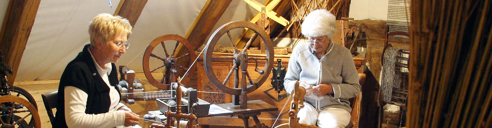 Die Spinngruppe in Aktion